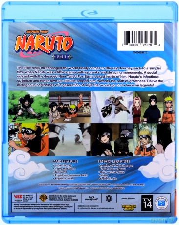 Naruto Set 1 [4xBlu-Ray]