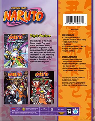 Naruto Triple Feature [Blu-Ray]