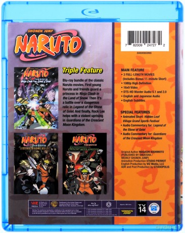 Naruto Triple Feature [Blu-Ray]