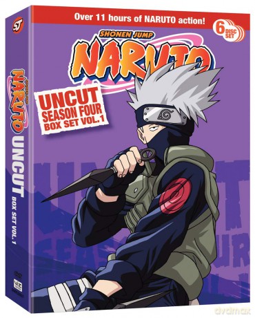 Naruto Uncut Season 4 Vol 1 Box Set [DVD]