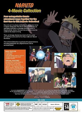 Naruto: 4-Movie Collection (DVD) [DVD]