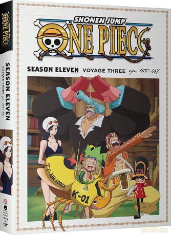 One Piece: Season Eleven, Voyage Three - Blu-ray + DVD [2xBlu-Ray]+[2xDVD]