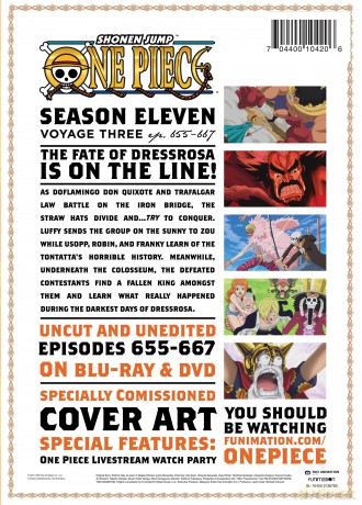 One Piece: Season Eleven, Voyage Three - Blu-ray + DVD [2xBlu-Ray]+[2xDVD]
