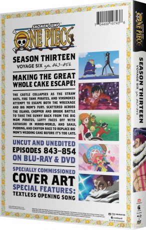 One Piece: Season Thirteen - Voyage Six [2xBlu-Ray]+[2xDVD]
