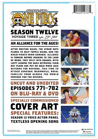 One Piece: Season Twelve, Voyage Three [2xBlu-Ray]+[2xDVD]