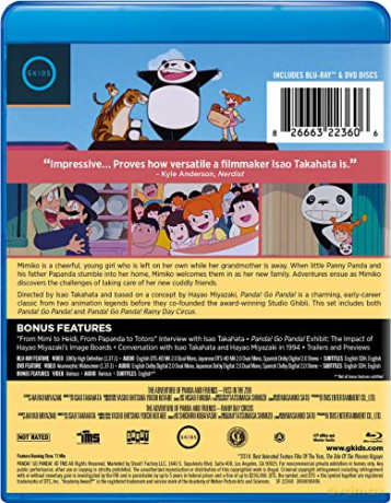 Panda! Go, Panda! (Panda kopanda) [Blu-Ray]+[DVD]