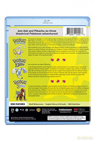 Pokémon: The Movies 1-3 [Blu-Ray]