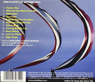 Pink Floyd: The Division Bell [CD]