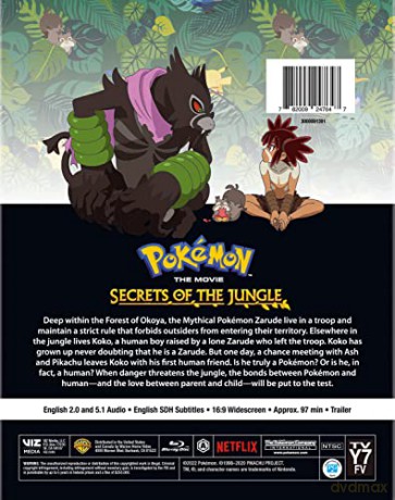 Pokémon the Movie: Secrets of the Jungle ( Film Pokémon: Sekrety dżungli) [Blu-Ray]