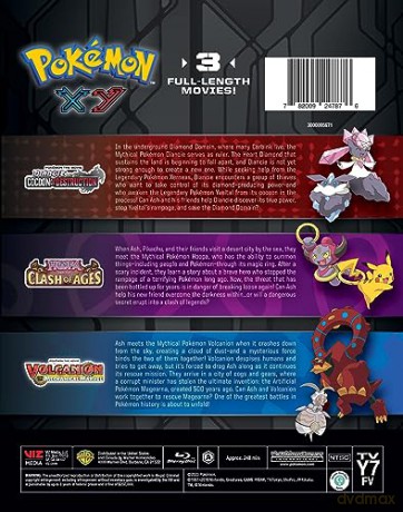 Pokémon XY Mega 3-Movie Collection [Blu-Ray]