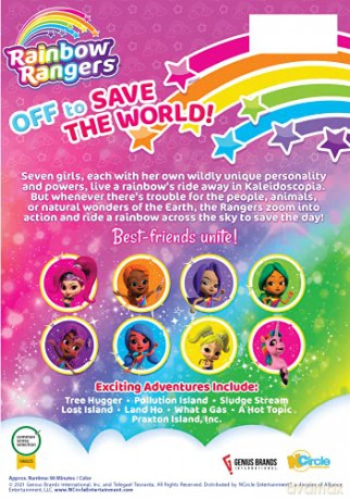 Rainbow Rangers: Off To Save The World! Dvd [DVD]