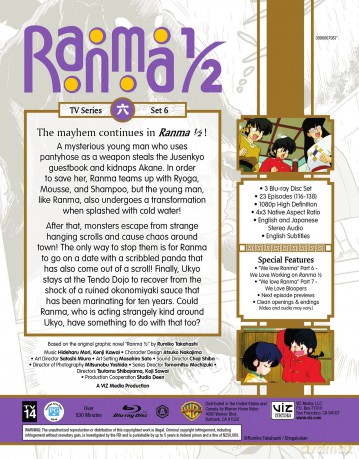 Ranma 1/2 - Set 6 [3xBlu-Ray]