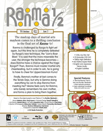 Ranma 1/2 Set 7 [3xBlu-Ray]