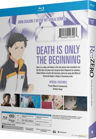 Re:ZERO: Starting Life in Another World season 2 (Re: Życie od zera w innym świecie) [4xBlu-Ray]