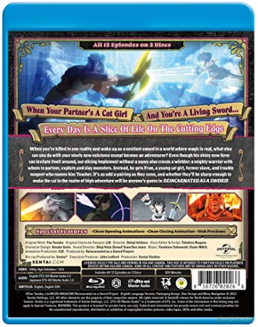 Reincarnated As A Sword [2xBlu-Ray]