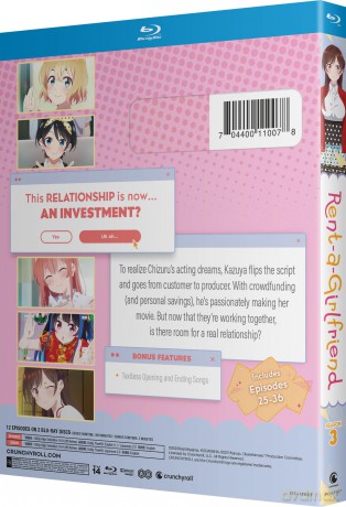 Rent-a-Girlfriend: Season 3 [DVD]