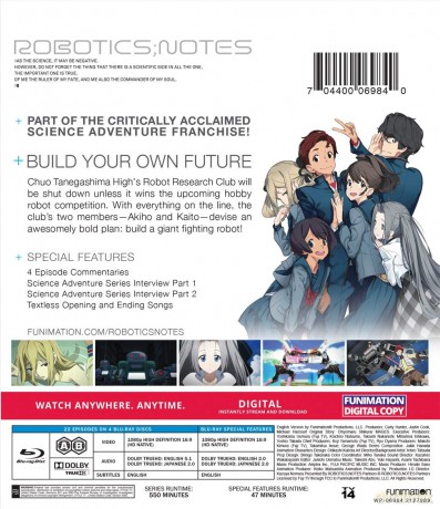 Robotics;Notes [4xBlu-Ray]