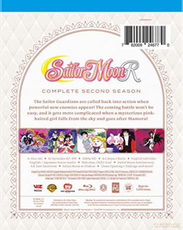 Sailor Moon R:season 2 (Czarodziejka z Księżyca) [6xBlu-Ray]