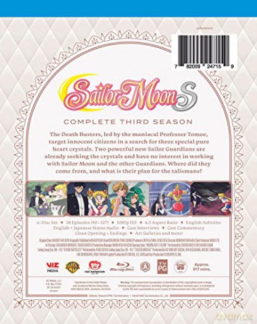 Sailor Moon S season 3 (Czarodziejka z Księżyca) [6xBlu-Ray]