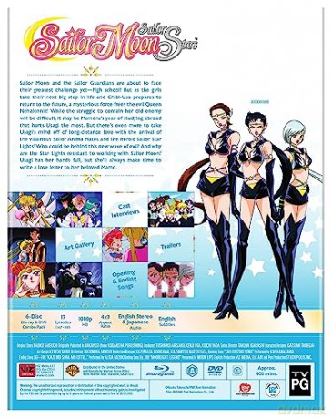 Sailor Moon Sailor Stars Season 5 Part 1 (Czarodziejka z Księżyca) [3xBlu-Ray]+[3DVD]