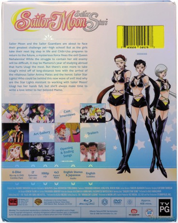 Sailor Moon Sailor Stars Season 5 Part 1 (Czarodziejka z Księżyca) [3xBlu-Ray]+[3DVD]