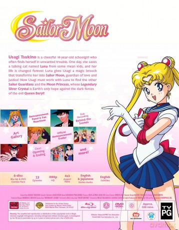 Sailor Moon season 1 Part 1 (Czarodziejka z Księżyca) [3xBlu-Ray]+[3xDVD]