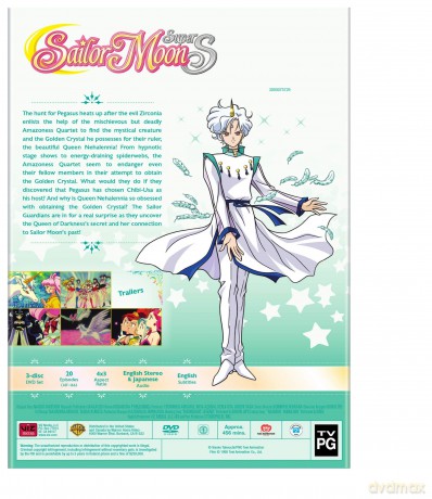 Sailor Moon SuperS Part 2 Season 4  (Czarodziejka z Księżyca) [3DVD]