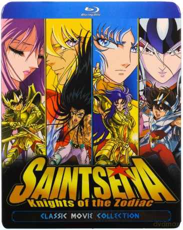 Saint Seiya Classic Movie Collection: Evil Goddess Eris/ The Heated Battle of the Gods/ Legend of Crimson Youth/ Warriors of the Final Holy Battle [Blu-Ray]