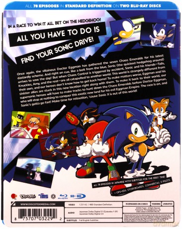 Sonic X: The Complete Series [2xBlu-Ray]