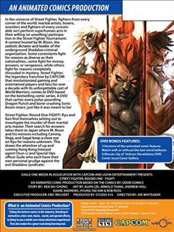 Street Fighter: Animated Comic Volume 1 - Round One - FIGHT! [DVD]