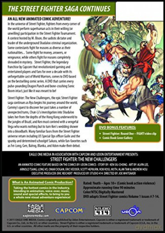 Street Fighter: Animated Comic Volume 2 - The New Challengers [DVD]
