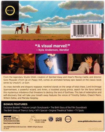 Tales From Earthsea (Opowieści z Ziemiomorza) [2xBlu-Ray]+[DVD]