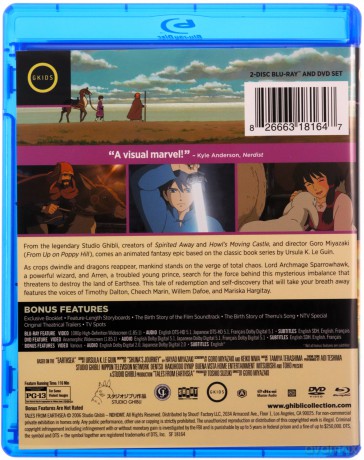 Tales From Earthsea (Opowieści z Ziemiomorza) [2xBlu-Ray]+[DVD]