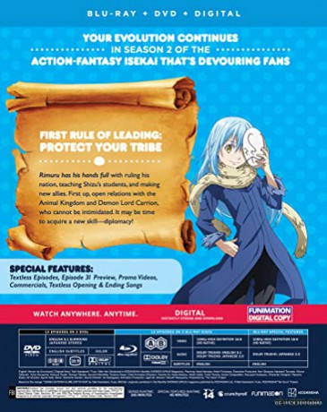 That Time I Got Reincarnated as a Slime: Season 2 Part 1[2xBlu-Ray]+[2xDVD]