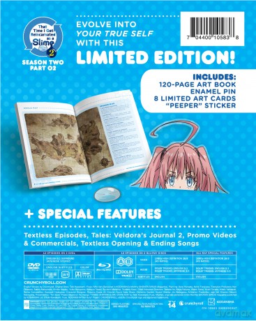 That Time I Got Reincarnated as a Slime season 2 Part 2 [2xBlu-Ray]+[2xDVD]