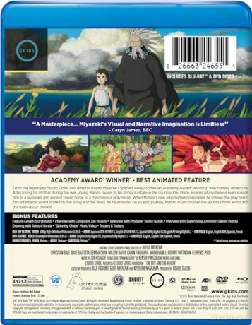 The Boy and the Heron (Chłopiec i czapla) [Blu-Ray]+[DVD]