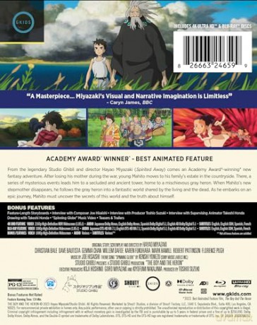 The Boy and the Heron (Chłopiec i czapla) (steelbook) [Blu-Ray 4K]+[Blu-Ray]
