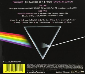 Pink Floyd: The Dark Side of the Moon [2CD]