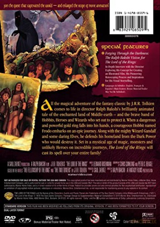 The Lord of the Rings: 1978 Animated Movie (Remastered Deluxe Edition) [DVD]