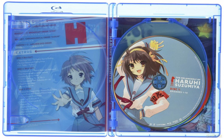 The Melancholy of Haruhi Suzumiya: Seasons 1 & 2 [4xBlu-Ray]+[DVD]