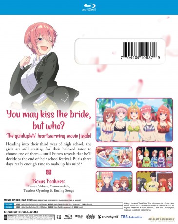 The Quintessential Quintuplets Movie [Blu-Ray]