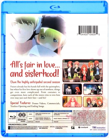 The Quintessential Quintuplets: Season 2 [2xBlu-Ray]