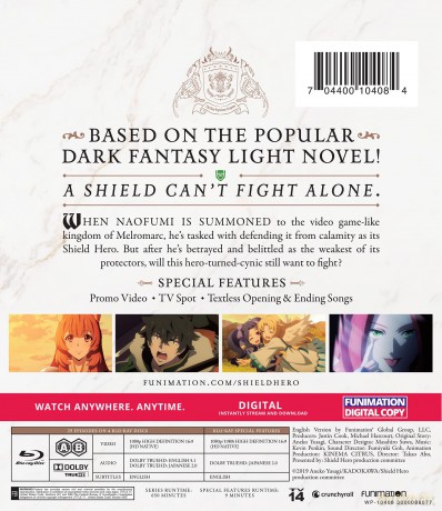 The Rising of the Shield Hero Season 1 [4xBlu-Ray]