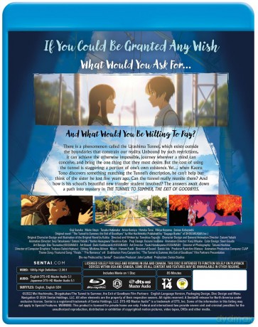 The Tunnel to Summer, the Exit of Goodbyes [Blu-Ray]