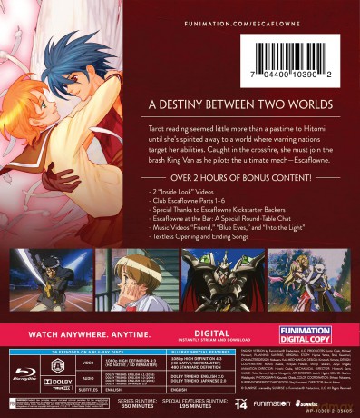 The Vision of EscaFlowne: The Complete Series [5xBlu-Ray]