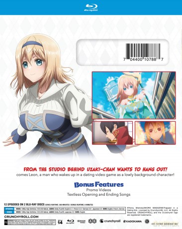 Trapped in a Dating Sim: The World of Otome Games is Tough for Mobs - Season 1 [2xBlu-Ray]