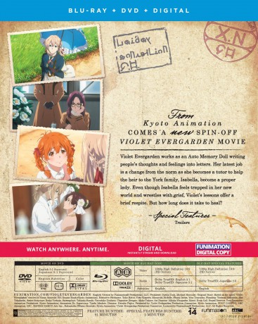 Violet Evergarden I: Eternity and the Auto Memory Doll - Movie [DVD]