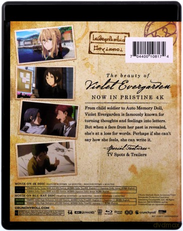 Violet Evergarden: The Movie (Limited) [Blu-Ray 4K]+[Blu-Ray]