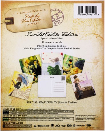 Violet Evergarden: The Movie (Limited) [Blu-Ray 4K]+[Blu-Ray]