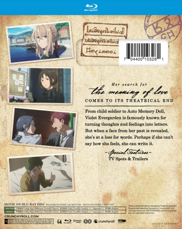 Violet Evergarden: The Movie [Blu-Ray]